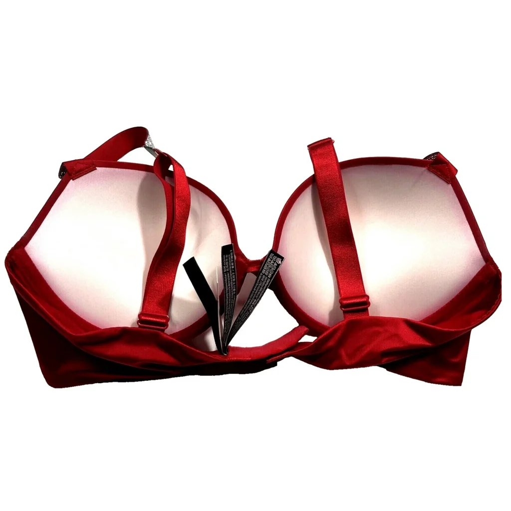 Bictoria-s-Secret--Shine-Strap-Push-up-Bra-Lipstick-Red-Cup-Size-36C